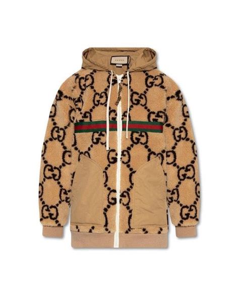 gucci fleece womens|Gucci fleece hoodie.